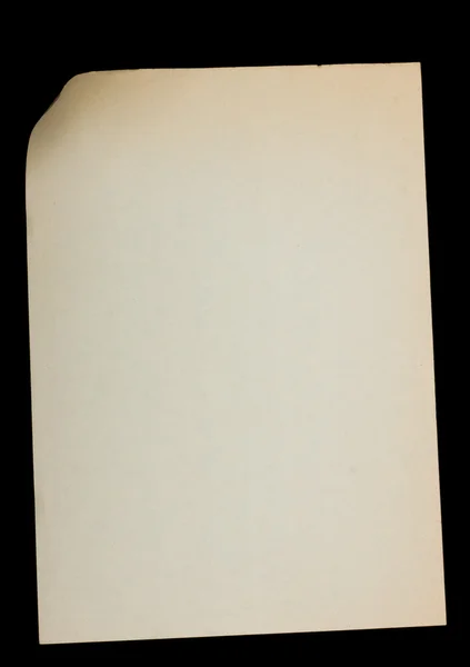 Papierseite mit Locke, Kopierraum für Text. — Stockfoto