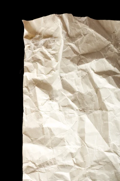 Zmięty papier Zamknij się tło — Zdjęcie stockowe