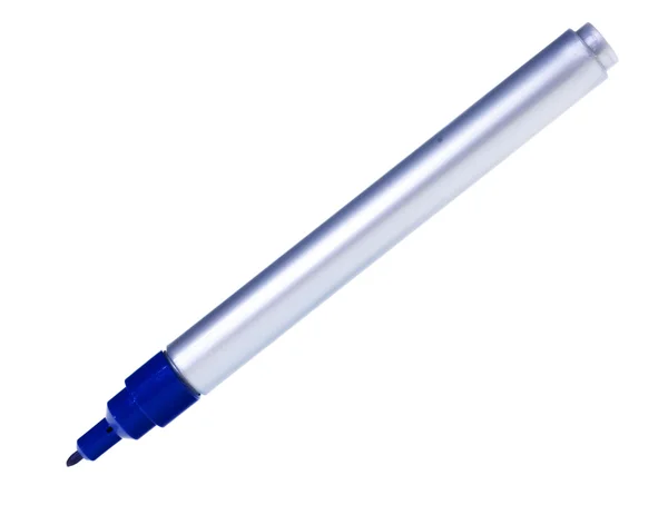 Μπλε δείκτη στυλό — Φωτογραφία Αρχείου