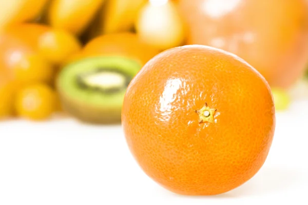 Mandarinen und Kiwi lizenzfreie Stockbilder