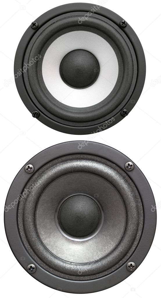 Acoustic speakers isolated