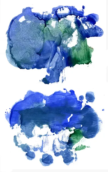 Two paint stains — Stock Photo, Image