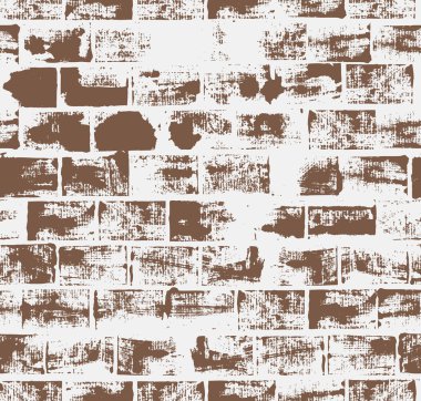 Seamless pattern with brick wall clipart