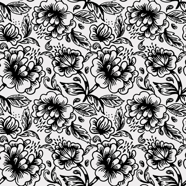 Abstract floral pattern — Stock Vector © pimonova #9107748
