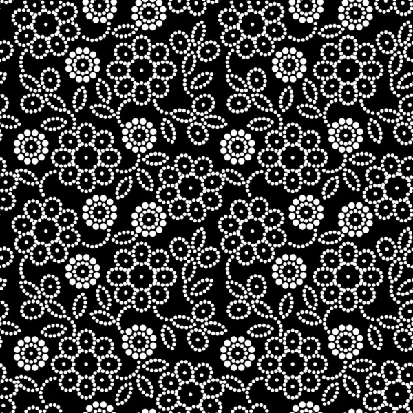 Абстрактный цветочный узор — стоковый вектор