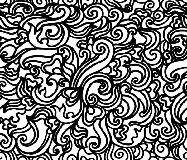 手描きの抽象的なシームレスなパターン — ストックベクタ