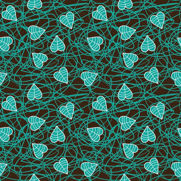녹색 바다없는 무늬 — 스톡 벡터