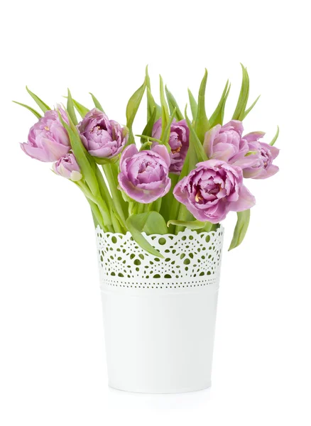Różowe tulipany bukiet — Zdjęcie stockowe