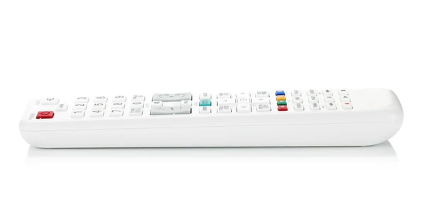 Branco TV controle remoto — Fotografia de Stock