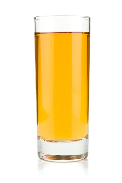 Яблучний сік у склянці — стокове фото
