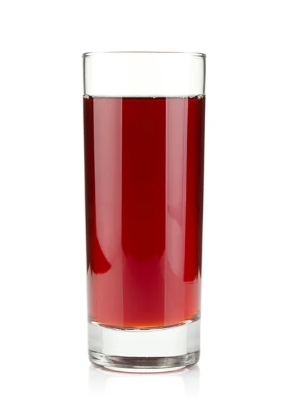 Šťáva z granátového jablka ve sklenici — Stock fotografie