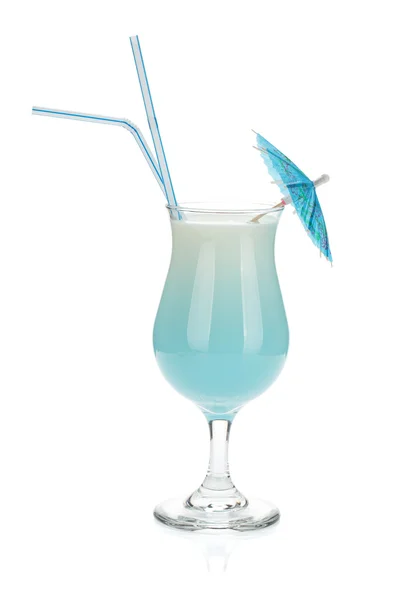 Blauwe cocos crème cocktail — Stockfoto
