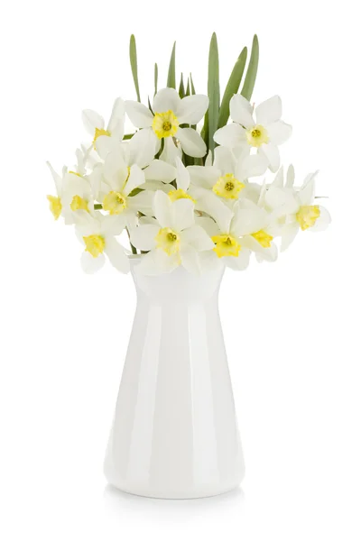 Bouquet av hvite påskeliljer – stockfoto