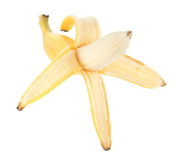 Открытый банановый фрукт — стоковое фото