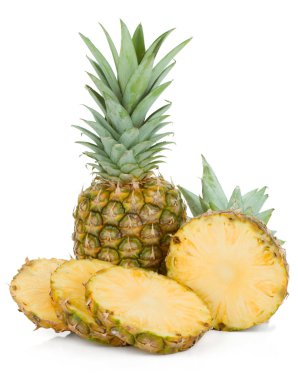 Sliced pineapple clipart