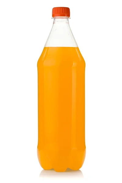 Frasco de refrigerante laranja — Fotografia de Stock