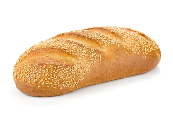 Pan blanco con sésamo — Foto de Stock