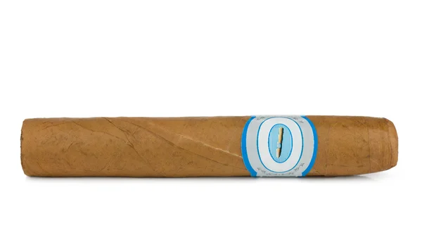 古巴雪茄与标签 — 图库照片