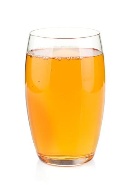 Jablečná šťáva ve sklenici — Stock fotografie