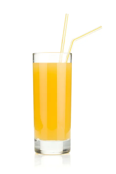 Χυμό ανανά σε ένα ποτήρι — Φωτογραφία Αρχείου