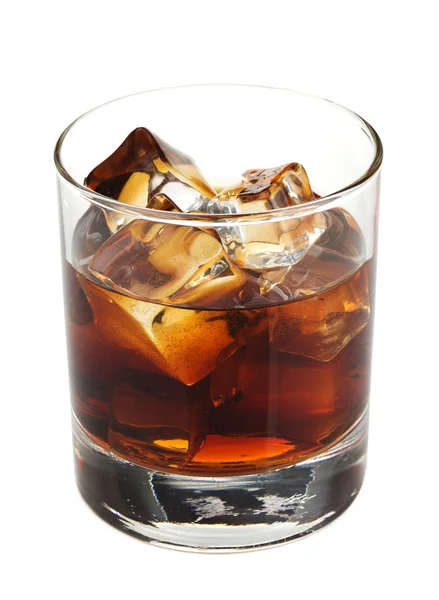 威士忌可乐鸡尾酒 — 图库照片