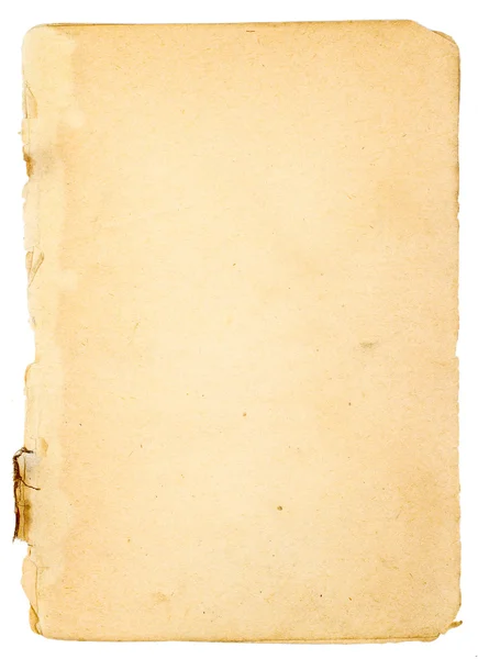 Vieux livre isolé sur fond blanc — Photo