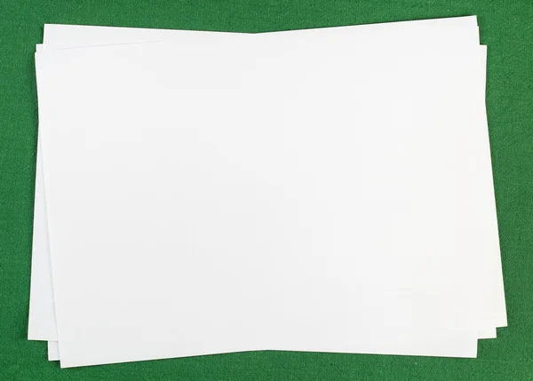 Few white sheets of paper — Stock Photo, Image