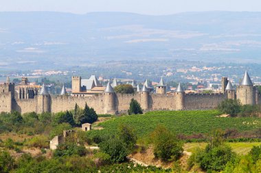 Kale carcassonne içinde languedoc-roussillon, Fransa