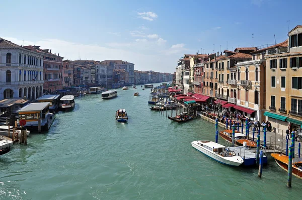 베네치아 운하 그란데 — 스톡 사진