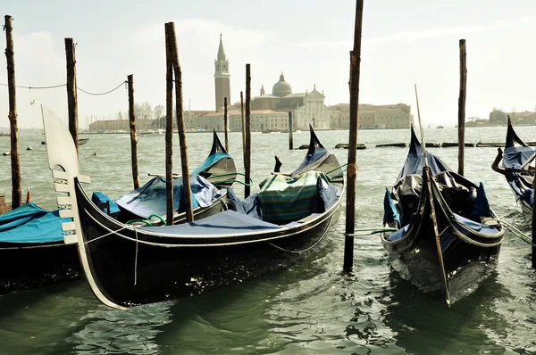 stock image Gondole Venezia San Giorgio Maggiore