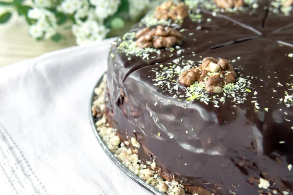 Bolo de chocolate — Fotografia de Stock