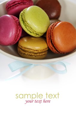 Colorful macaroons clipart