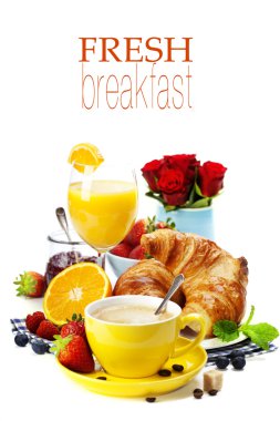 Fresh healthy breakfast clipart