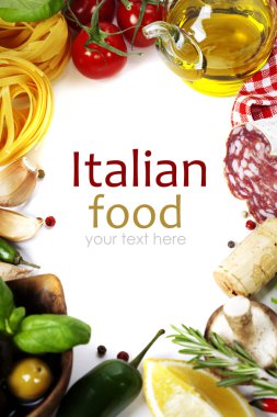 Italian food. clipart