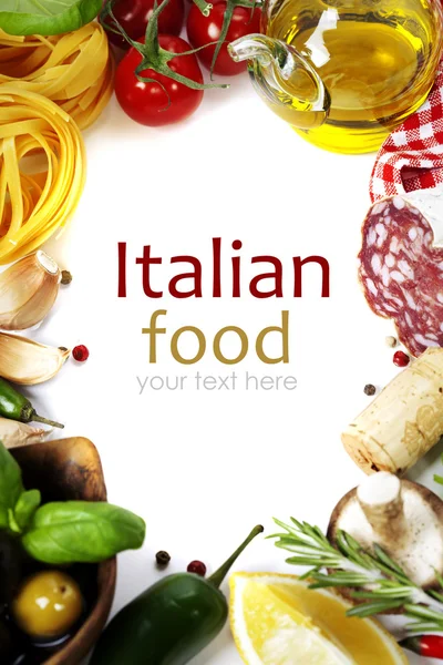 İtalyan Yemekleri. — Stok fotoğraf