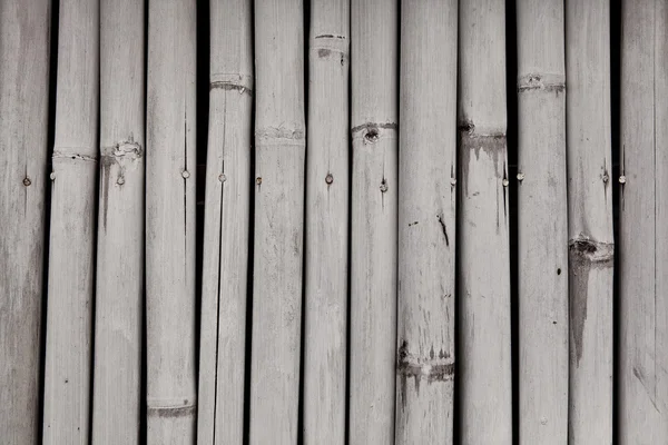 Belo fundo de bambu branco velho . — Fotografia de Stock