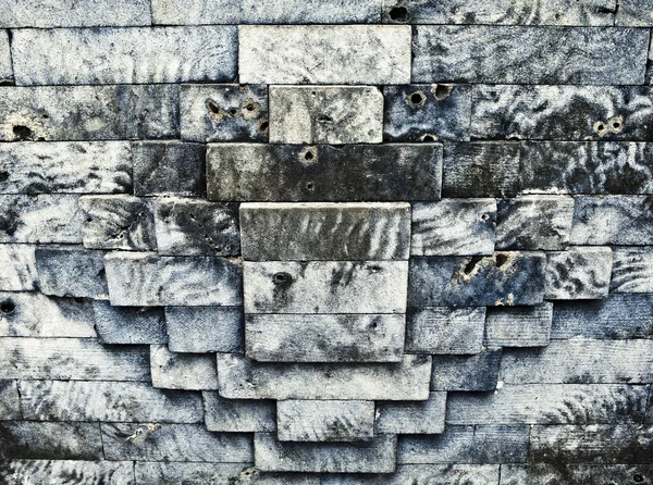 古い石造りの壁テクスチャのグランジ背景. — ストック写真