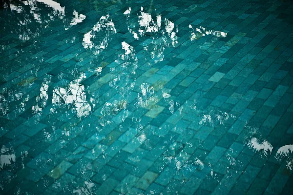 Fond de carreaux de piscine. Photographie . — Photo