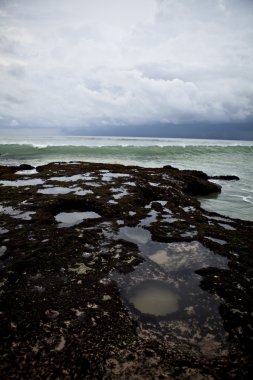 mükemmel gökyüzü ve okyanus.