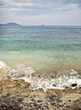 şaşırtıcı tropikal peyzaj. Endonezya - bali.