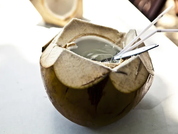 Kokos dricka — Stockfoto