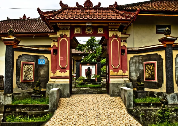 Puerta de entrada en Bali . —  Fotos de Stock