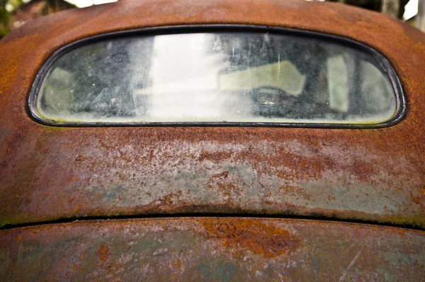 Grunge and hight rusty elements of old luxury car. Stock Image