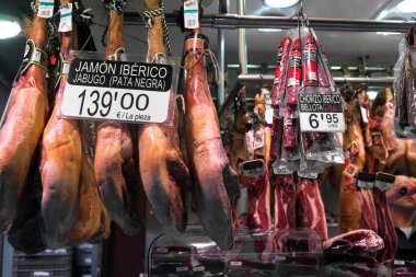 La Boqueria market in Barcelona - Spain clipart