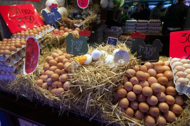 La boqueria market Barcelona - İspanya