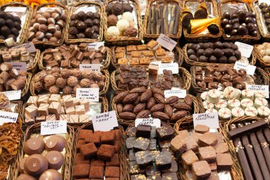 La boqueria market Barcelona - İspanya