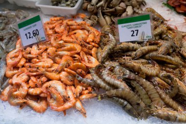 La boqueria market Barcelona - İspanya