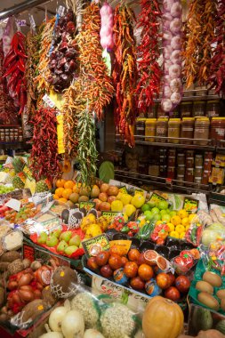 La boqueria market Barcelona - İspanya