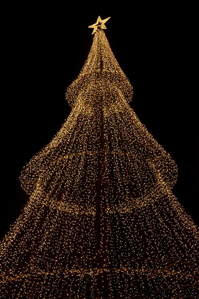 Игристая рождественская ёлка — стоковое фото