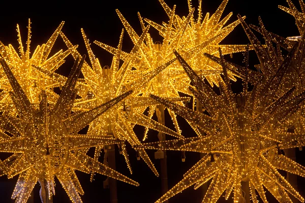 Estrelas de Natal cintilantes — Fotografia de Stock